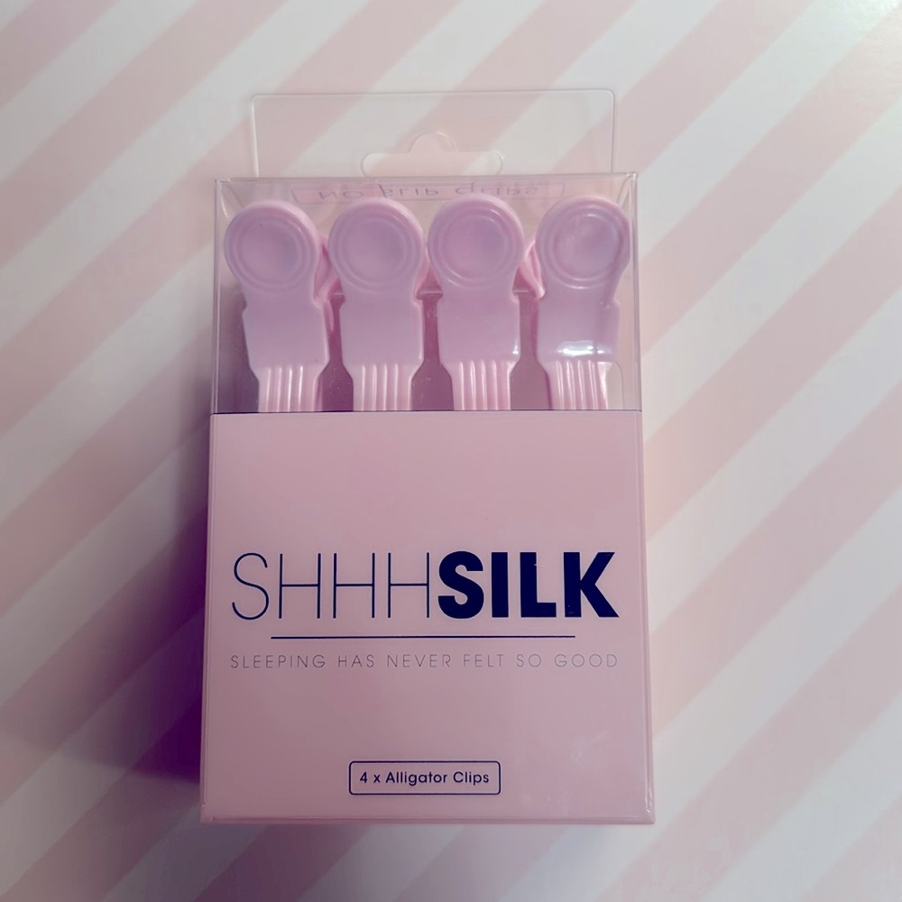 SHHH SILK alligator clips set/4
